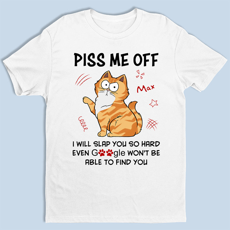 Je vais te gifler si fort - T-shirt unisexe personnalisé avec chat, sweat à capuche, cadeau pour les propriétaires d'animaux et les amoureux des animaux