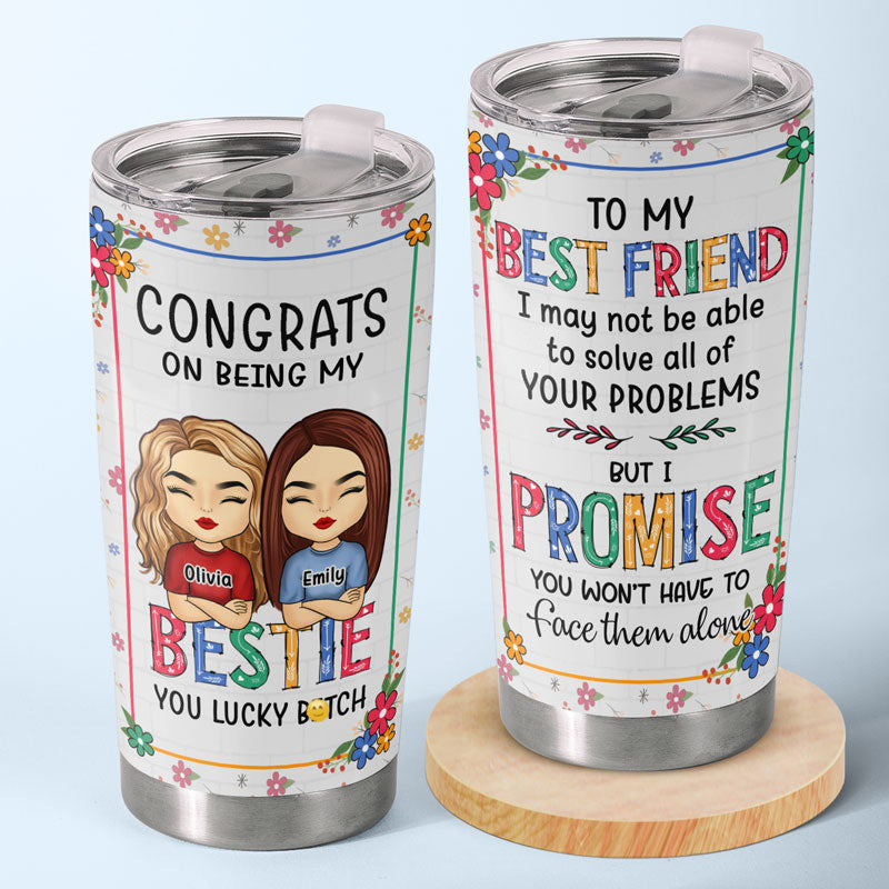 Nos rires sont sans limites et notre amitié est infinie - Gobelet personnalisé Bestie - Cadeau de Noël pour meilleures amies, BFF, sœurs