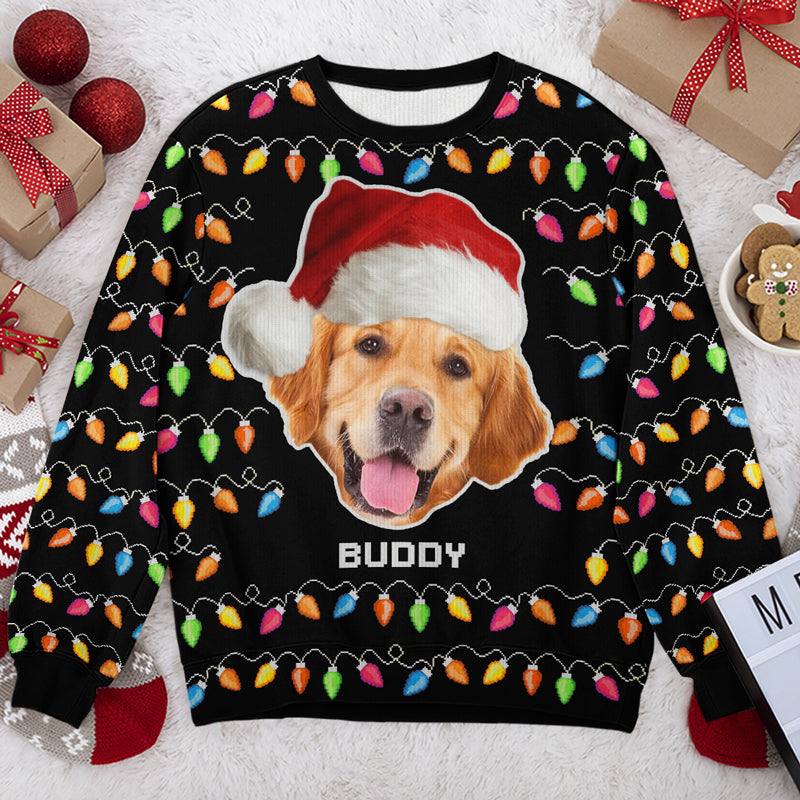 Sweat-shirt personnalisé avec photo « You're Pawsome » pour chien et chat, personnalisé et moche, pull unisexe en laine, cadeau de Noël pour les propriétaires d'animaux, les amoureux des animaux et les membres de la famille.