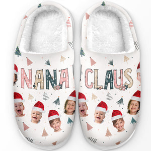 Photo personnalisée de la grand-mère la plus cool de tous les temps - Chaussons moelleux personnalisés pour la famille - Cadeau de Noël pour grand-mère