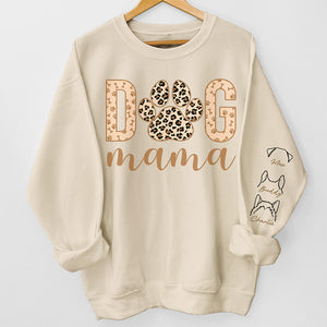 Meilleure maman à fourrure de tous les temps - Sweat-shirt unisexe personnalisé pour chien et chat avec motif sur la manche - Cadeau pour propriétaires et amoureux des animaux