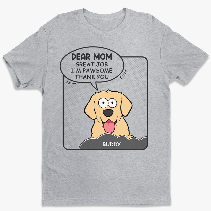 Excellent travail, nous sommes géniaux, merci - T-shirt unisexe personnalisé pour chien et chat, sweat à capuche, sweat-shirt - Cadeau pour les propriétaires d'animaux, les amoureux des animaux