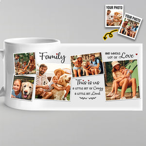 C'est nous, un peu fous - Mug personnalisé pour la famille - Cadeau pour les membres de la famille