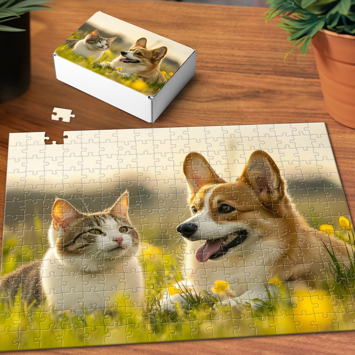 Photo personnalisée « Tu fais partie de moi » - Puzzle personnalisé pour la famille - Cadeau pour les membres de la famille