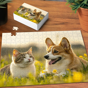 Photo personnalisée « Tu fais partie de moi » - Puzzle personnalisé pour la famille - Cadeau pour les membres de la famille