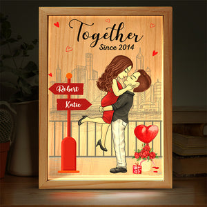 Je suis toujours là pour toi - Cadre photo personnalisé pour couple - Cadeau pour mari et femme, anniversaire