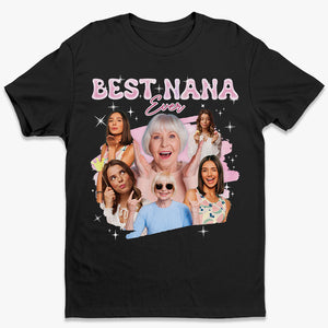 T-shirt, sweat à capuche et sweat-shirt unisexe personnalisé avec photo « Meilleure grand-mère de tous les temps » – Cadeau pour grand-mère