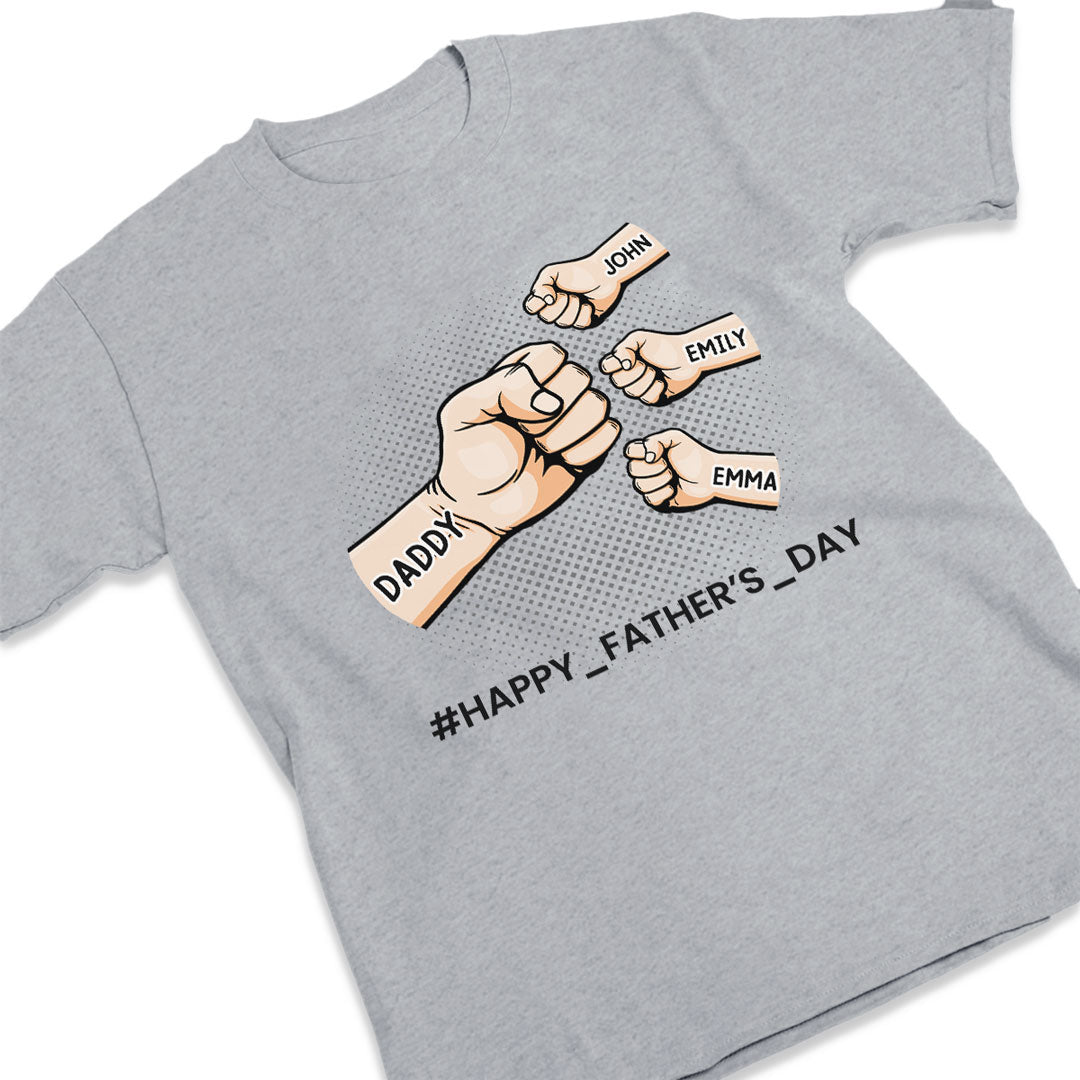 Merci d'être notre papa - T-shirt unisexe personnalisé, sweat à capuche, sweat-shirt - Cadeau de fête des pères, d'anniversaire pour papa