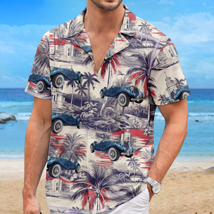 T-shirt hawaïen tropical unisexe personnalisé avec photo pour les meilleurs voyages d'été - Cadeau pour les vacances d'été, cadeau pour les membres de la famille