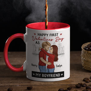 Tu es mon Valentin au quotidien - Tasse personnalisée pour couple - Cadeau de Saint-Valentin pour mari et femme, anniversaire, première Saint-Valentin ensemble