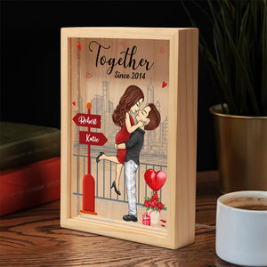 Je suis toujours là pour toi - Cadre photo personnalisé pour couple - Cadeau pour mari et femme, anniversaire