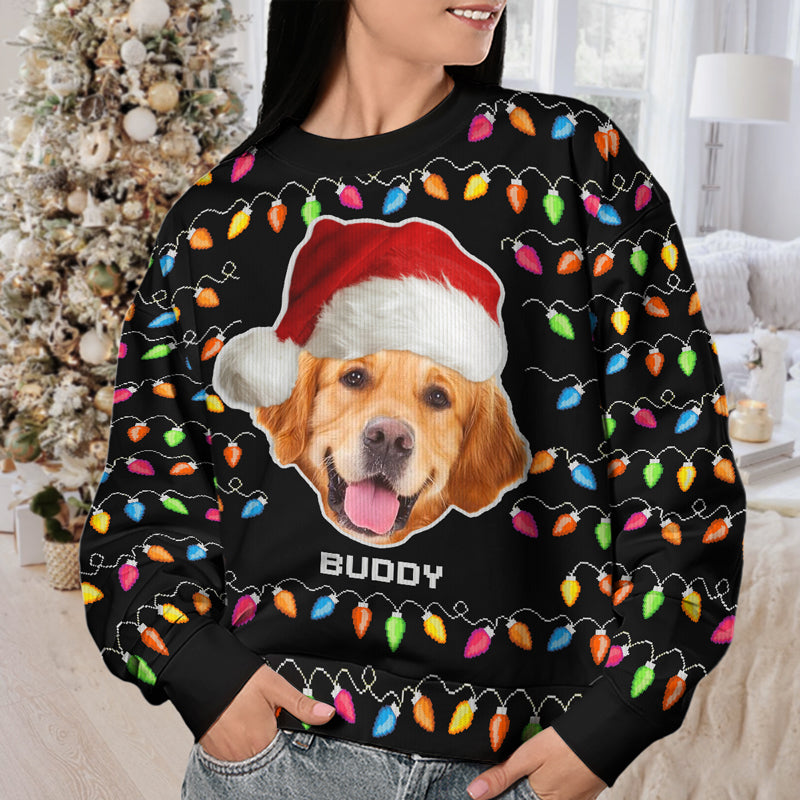 Sweat-shirt personnalisé avec photo « You're Pawsome » pour chien et chat, personnalisé et moche, pull unisexe en laine, cadeau de Noël pour les propriétaires d'animaux, les amoureux des animaux et les membres de la famille.