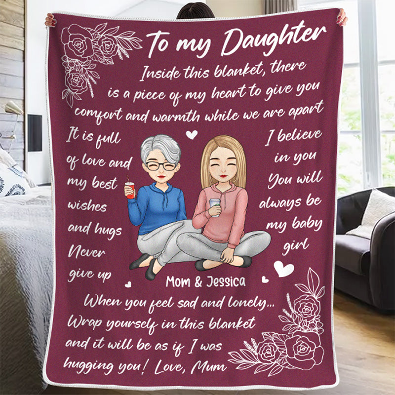 Les filles sont comme des fleurs - Couverture familiale personnalisée - Cadeau d'anniversaire de maman