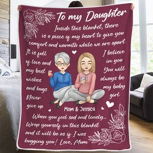 Les filles sont comme des fleurs - Couverture familiale personnalisée - Cadeau d'anniversaire de maman