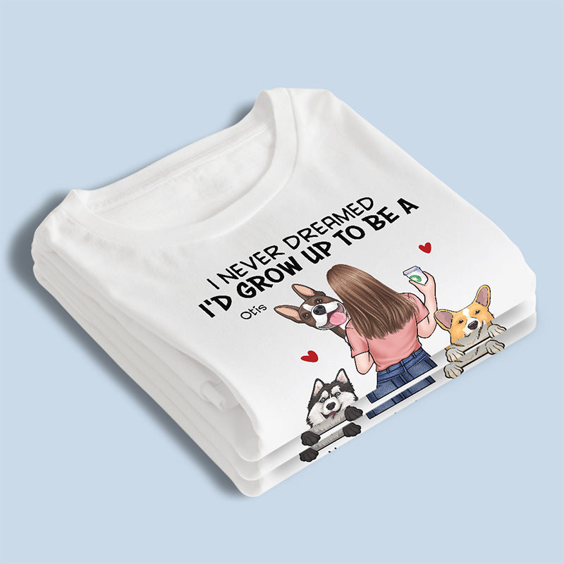 Je suis une maman de chien super sexy - T-shirt unisexe personnalisé, sweat à capuche, sweat-shirt - Cadeau pour les propriétaires d'animaux et les amoureux des animaux