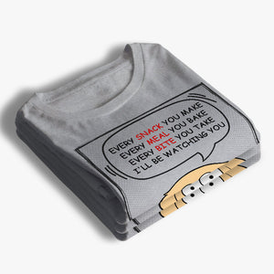 Nous vous surveillerons à chaque instant - T-shirt unisexe personnalisé pour chien, sweat à capuche, sweat-shirt - Cadeau pour les propriétaires d'animaux de compagnie, les amoureux des animaux