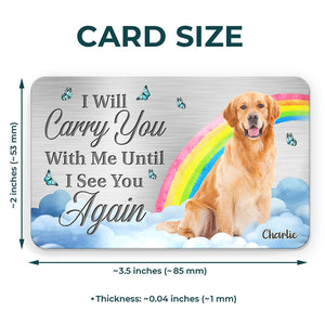 Photo personnalisée « Mon meilleur ami a quatre pattes » – Carte portefeuille personnalisée en aluminium – Cadeau de condoléances pour les propriétaires et les amoureux des animaux