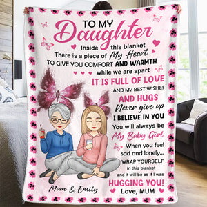 Lots Of Love Best Wishes And Hugs - Family Personalized Custom Blanket - Christmas Gift From Mom