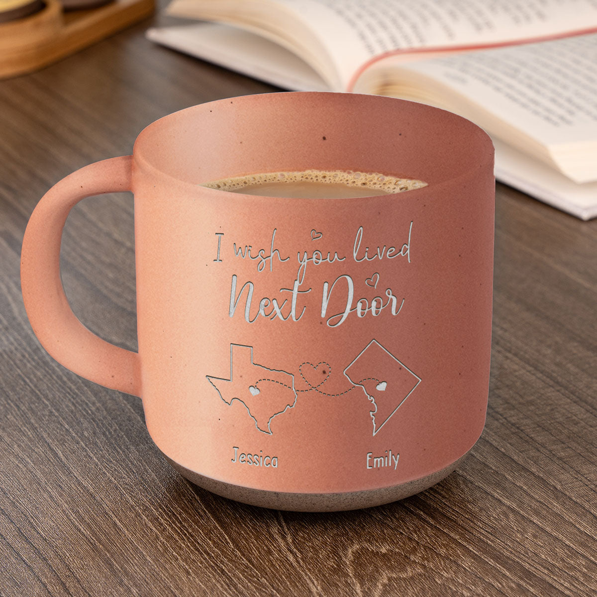 Les vrais amis sont comme des diamants - Mug en céramique personnalisé Bestie - Cadeau pour meilleures amies, meilleures amies, sœurs