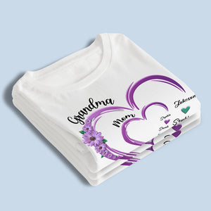 Nous sommes nés de l'amour L'amour est notre mère - T-shirt unisexe personnalisé, sweat à capuche, sweat-shirt - Cadeau pour maman, grand-mère