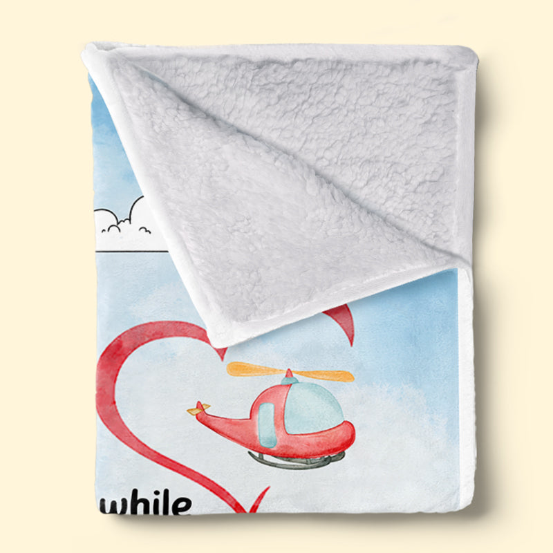 Meilleurs vœux et câlins - Couverture familiale personnalisée - Cadeau d'anniversaire de maman, grand-mère