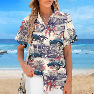 T-shirt hawaïen tropical unisexe personnalisé avec photo pour les meilleurs voyages d'été - Cadeau pour les vacances d'été, cadeau pour les membres de la famille