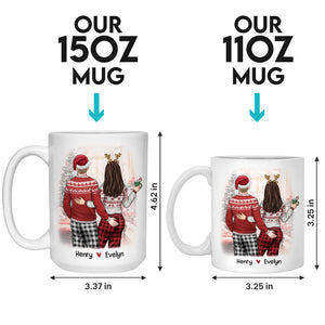 Je t'aime, je te garde - Tasse personnalisée pour couple - Cadeau de Noël pour mari et femme, anniversaire