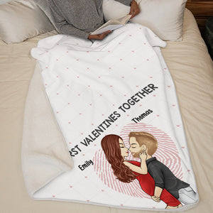 Faisons en sorte que cela dure pour toujours - Couverture personnalisée pour couple - Cadeau de Saint-Valentin pour mari et femme, anniversaire, première Saint-Valentin ensemble