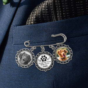 Broche personnalisée avec photo de votre animal de compagnie - Cadeau de condoléances pour les propriétaires et les amoureux des animaux