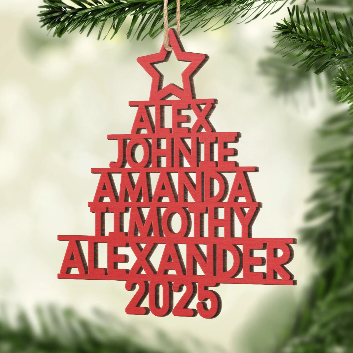 Custom Wood Ornament - Personalized Christmas Birthday Gifts For Family, Kids - The Best Part Of Christmas