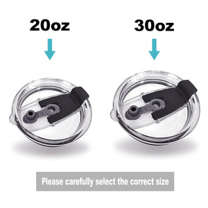 Ensemble comprenant 1 couvercle de rechange, 2 pailles et 1 brosse de nettoyage - Couvercle sans BPA, pailles en acier inoxydable avec brosse de nettoyage - Accessoires réutilisables pour gobelets, mugs et tasses