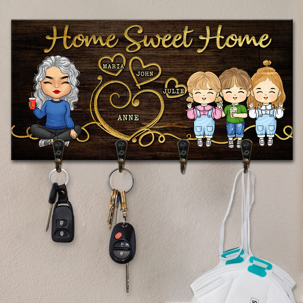You've Got A Friend In Me - Personalized Custom Key Hanger, Key Holder - Gift For Family, Gift For Pet Lovers