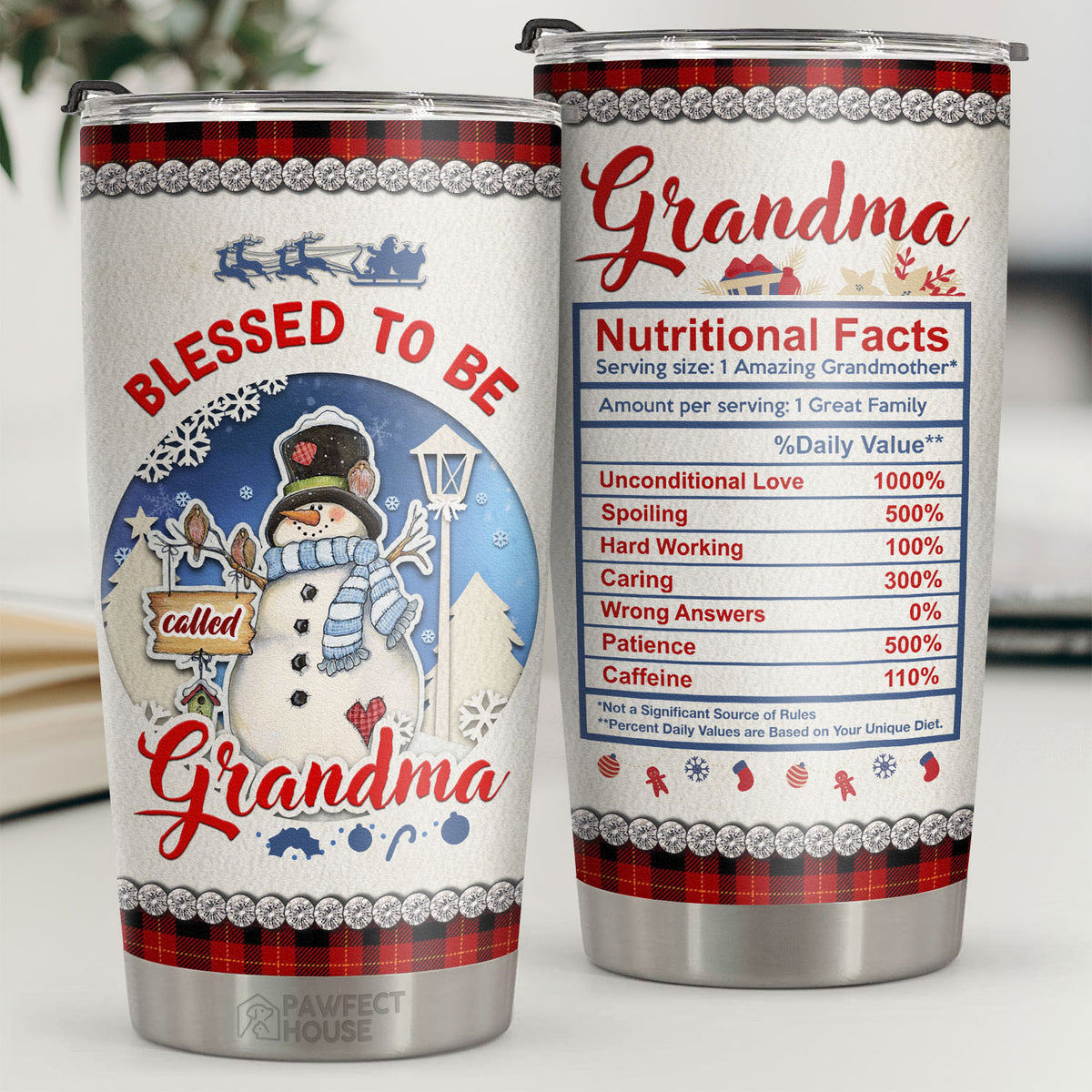 Heureux d'être appelé grand-mère - Gobelet - Cadeau pour grand-mère et grands-parents