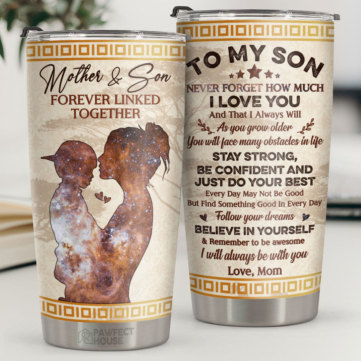 Suivez vos rêves, croyez en vous et n'oubliez pas d'être génial - Tumbler - À mon fils, cadeau pour fils, cadeau de maman pour fils, cadeau d'anniversaire pour fils