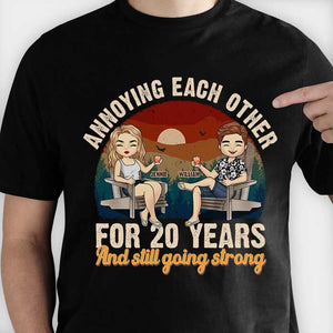 On s'ennuie et on continue à être forts - T-shirt unisexe personnalisé, sweat à capuche, sweat-shirt - Cadeau pour couple, mari, femme, anniversaire, fiançailles, mariage, cadeau de mariage