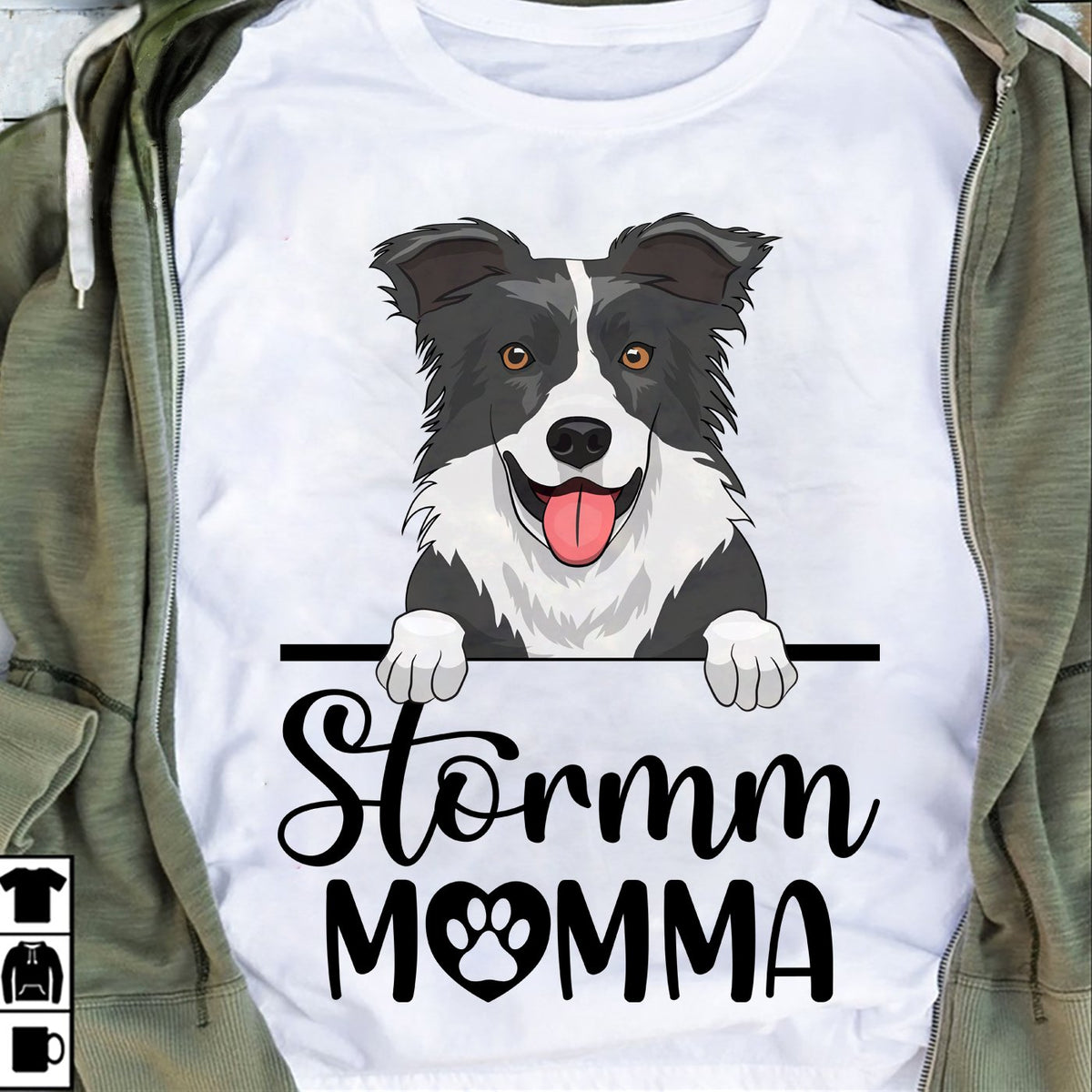 DOG'S MOMMA - PERSONALIZED CUSTOM UNISEX T-SHIRT.