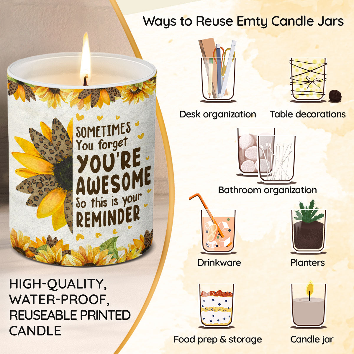 This Is Your Reminder - Family Smokeless Scented Candle - Mother's Day, Birthday Gift For Mom