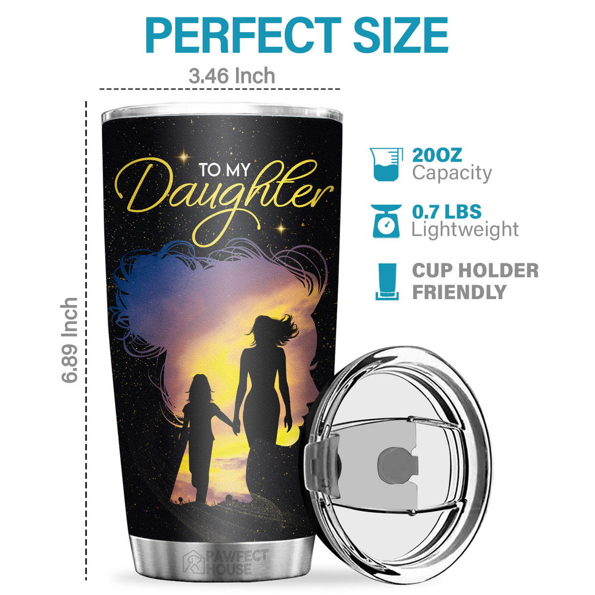 Il était une fois où j'ai demandé à Dieu un ange - Verre - À ma fille, Cadeau pour fille, Cadeau de maman pour fille, Cadeau d'anniversaire pour fille