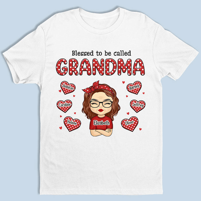 Appelez-moi grand-mère bénie - T-shirt unisexe personnalisé, sweat à capuche, sweat-shirt - Cadeau de fête des mères, d'anniversaire pour grand-mère