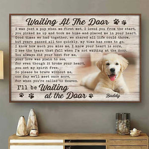 J'étais tout petit quand nous nous sommes rencontrés - Affiche horizontale personnalisée pour chien et chat - Télécharger une image, cadeau pour les propriétaires et les amoureux des animaux
