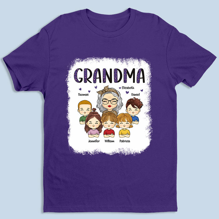 Un Grammy Award ? Non, il faut juste que je sois la Grammy de mes enfants ! T-shirt personnalisé avec de la fausse eau de Javel pour la famille ! Cadeau de fête des Mères, d'anniversaire pour maman ou grand-mère.