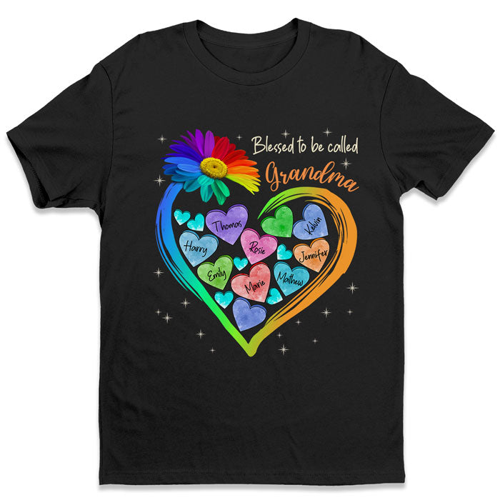 Soyez appelée « Grand-mère bénie » - T-shirt unisexe personnalisé, sweat à capuche, sweat-shirt - Cadeau de fête des mères et d'anniversaire pour grand-mère