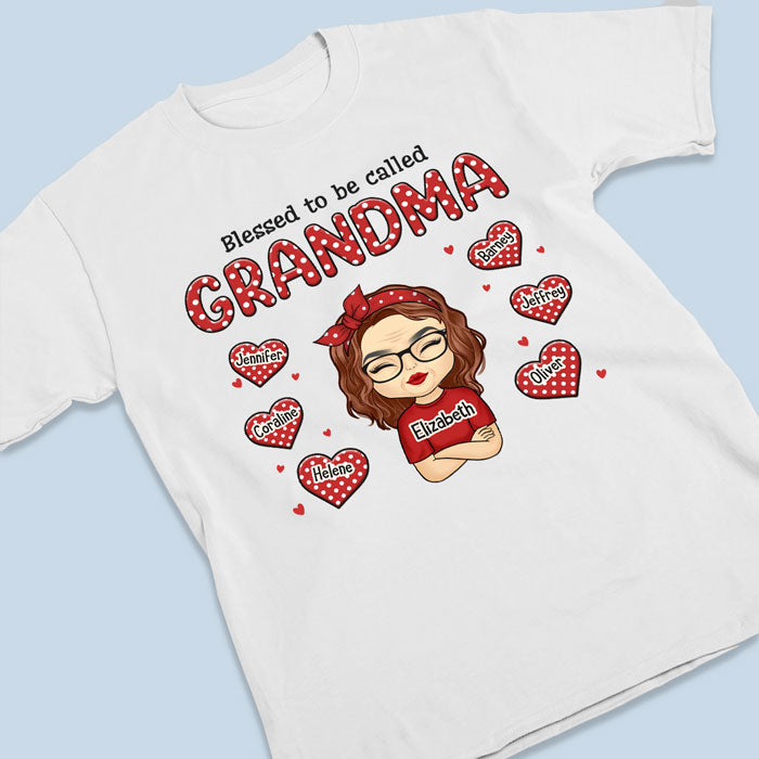 Appelez-moi grand-mère bénie - T-shirt unisexe personnalisé, sweat à capuche, sweat-shirt - Cadeau de fête des mères, d'anniversaire pour grand-mère