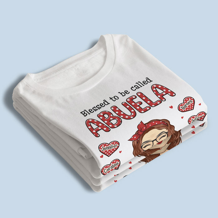 Appelez-moi grand-mère bénie - T-shirt unisexe personnalisé, sweat à capuche, sweat-shirt - Cadeau de fête des mères, d'anniversaire pour grand-mère