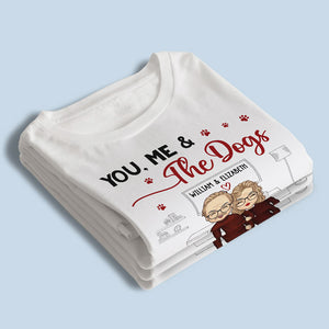 Toi, moi et les bébés à fourrure - T-shirt unisexe personnalisé pour couple, sweat à capuche, sweat-shirt - Cadeau pour couples, propriétaires d'animaux, amoureux des animaux