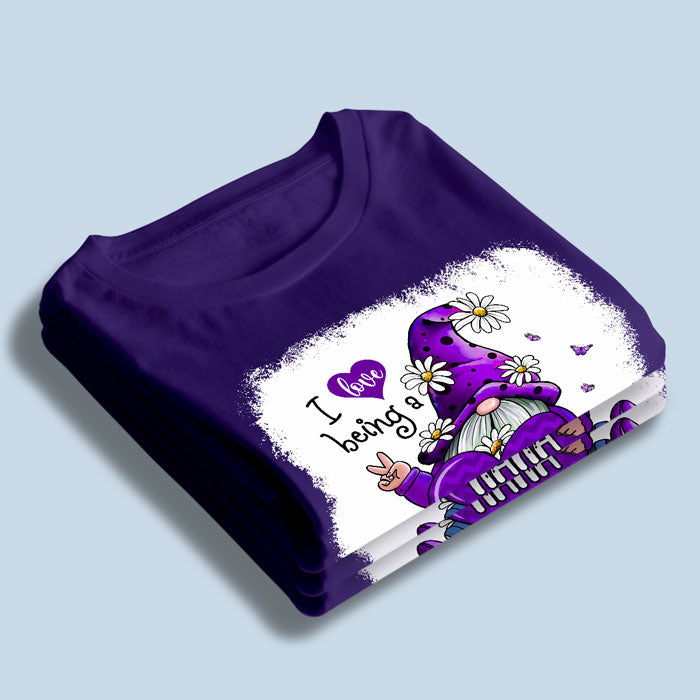 J'adore être grand-mère - T-shirt personnalisé avec fausse eau de Javel - Cadeau d'anniversaire pour grand-mère