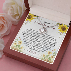 Tu es vraiment la réponse - Collier nœud d'amour familial - Cadeau pour belle-fille