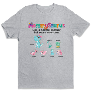 Comme une mère normale, mais en plus géniale - T-shirt unisexe personnalisé pour la famille, sweat à capuche, sweat-shirt - Cadeau de fête des mères, d'anniversaire pour maman, grand-mère