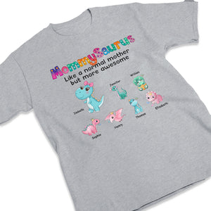 Comme une mère normale, mais en plus géniale - T-shirt unisexe personnalisé pour la famille, sweat à capuche, sweat-shirt - Cadeau de fête des mères, d'anniversaire pour maman, grand-mère