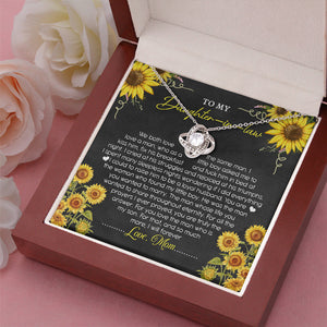 My Dear, You Are Truly The Answer - Family Love Knot Necklace - Gift For Daughter-In-Law